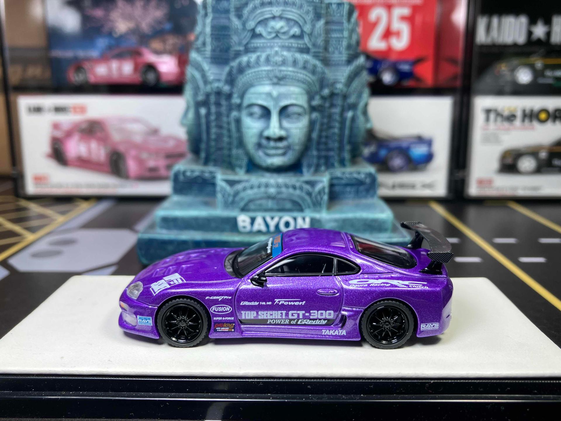 1/64 Toyota Supra (A80) Top Secret GT-300 TOP SECRET Purple🟣