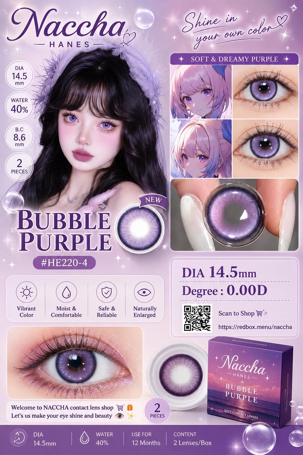 Bubble Purple