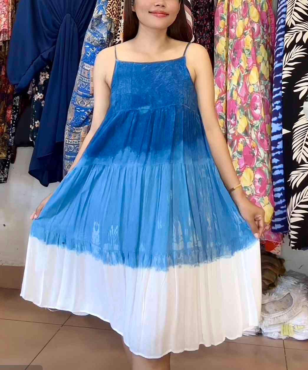 រ៉ូប Tie Diy ដៃខ្លីA