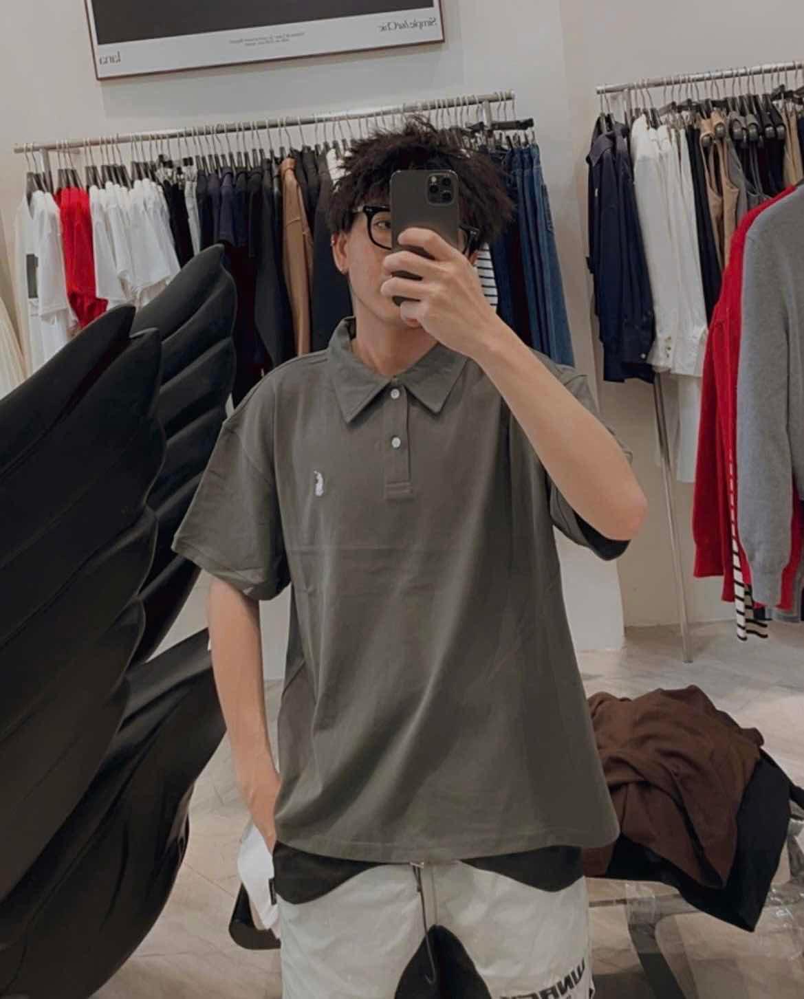 Polo boxy Shirt