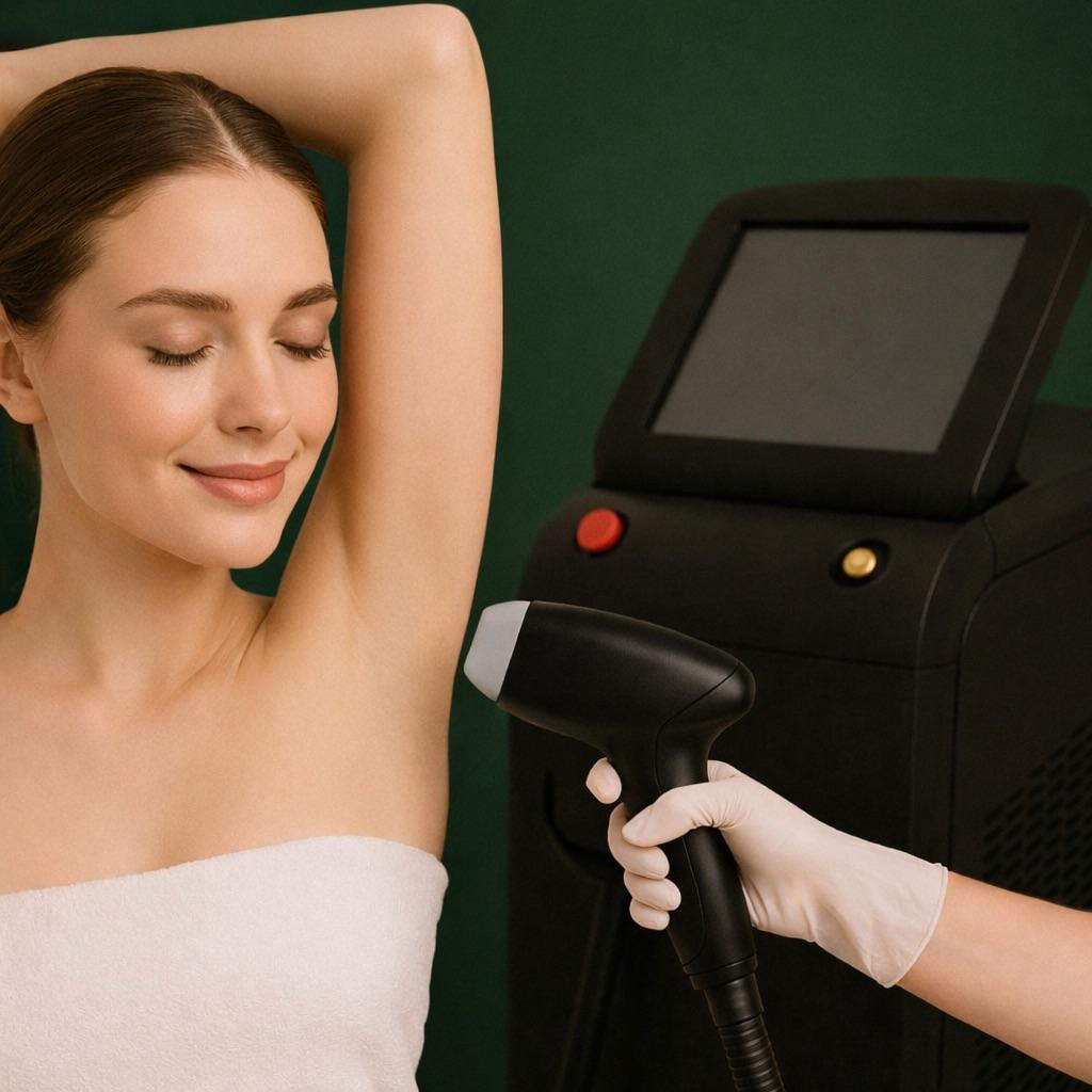 ជំរុះរោមក្លៀក / Armpit hair laser
