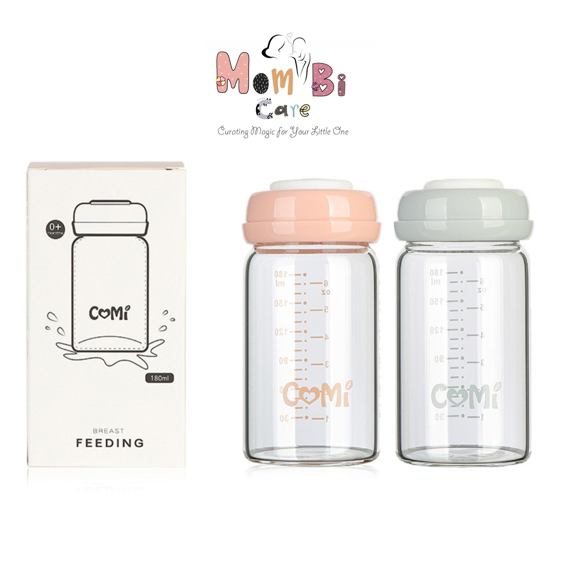 កែវថ្មស្តុកទឹកដោះ COMI 180ml មួយគូ