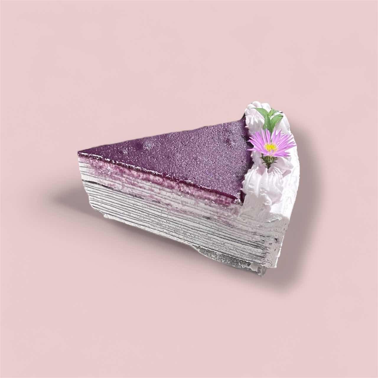 Ube Crepe Cake