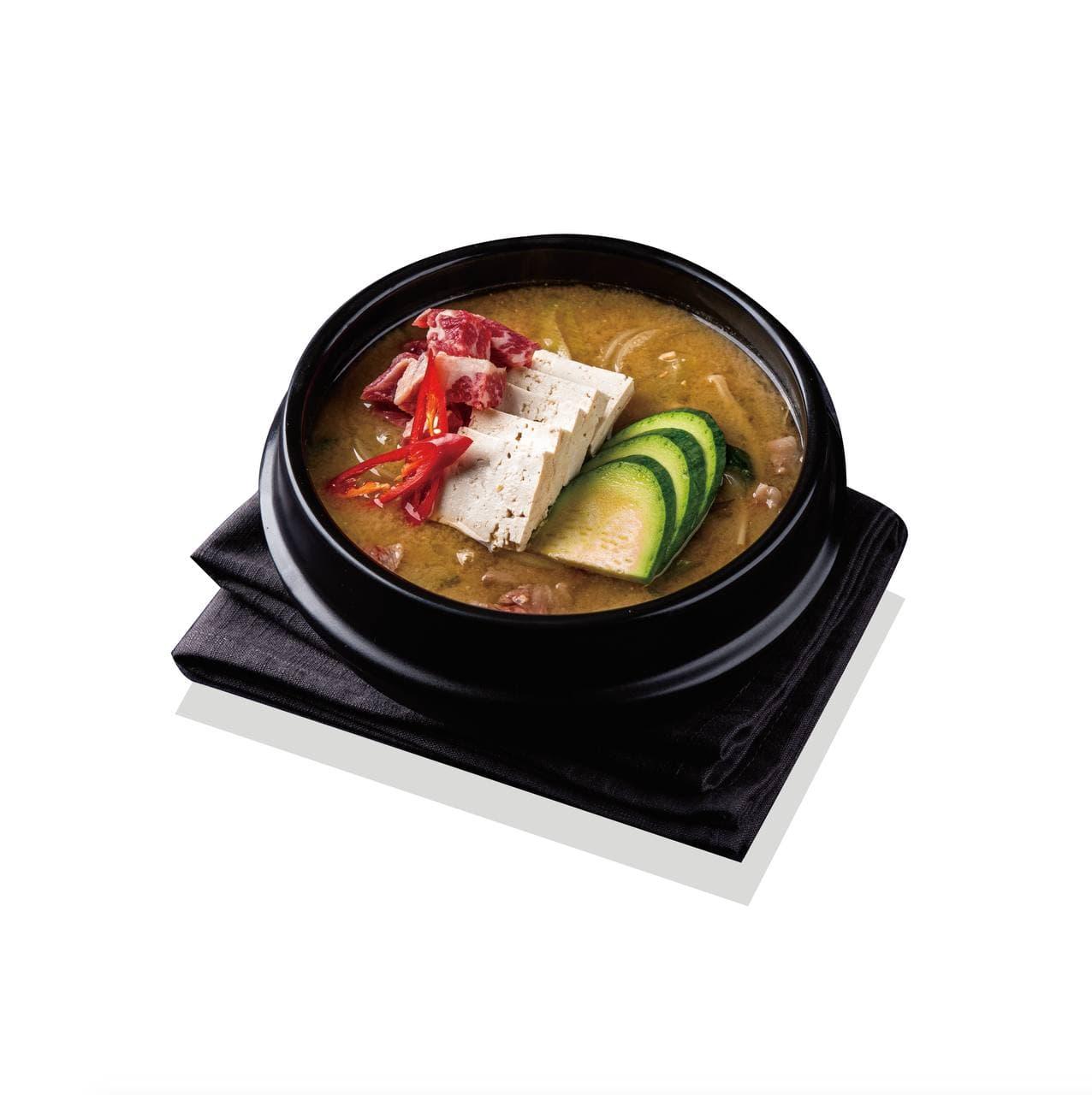 Doenjang Jigae Soup-ស៊ុបសណ្តែកសៀង-된장찌개