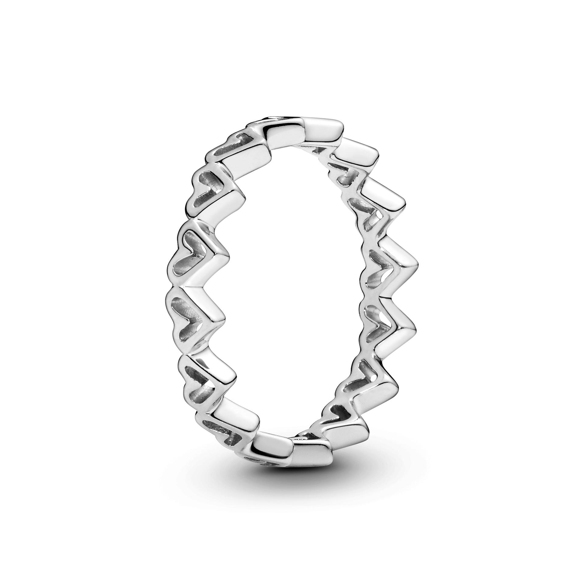 Pandora Freehand Hearts Ring