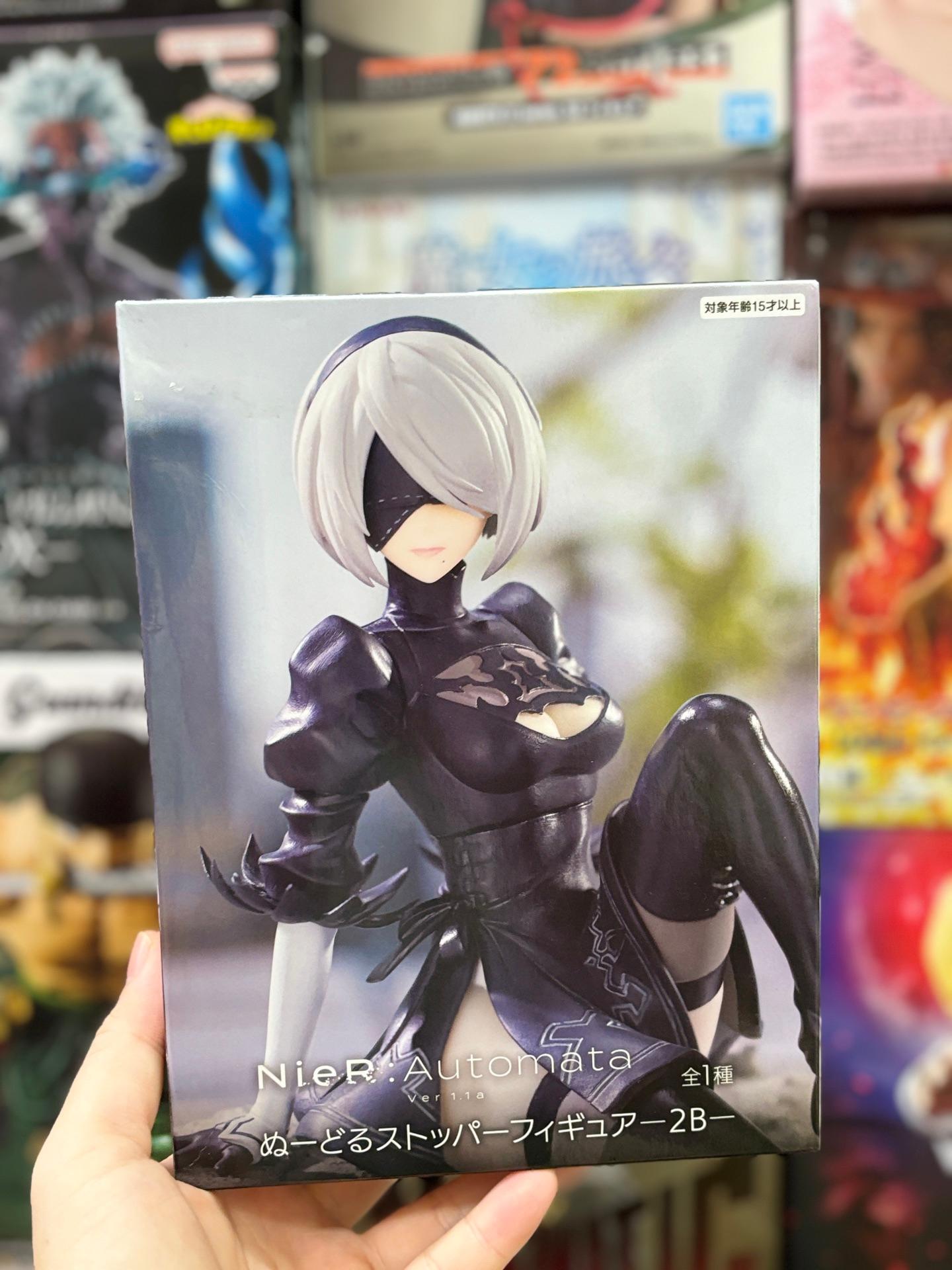 FuRyu "Noodle Stopper" prize figure of 2B from the NieR: Automata Ver1.1a anime