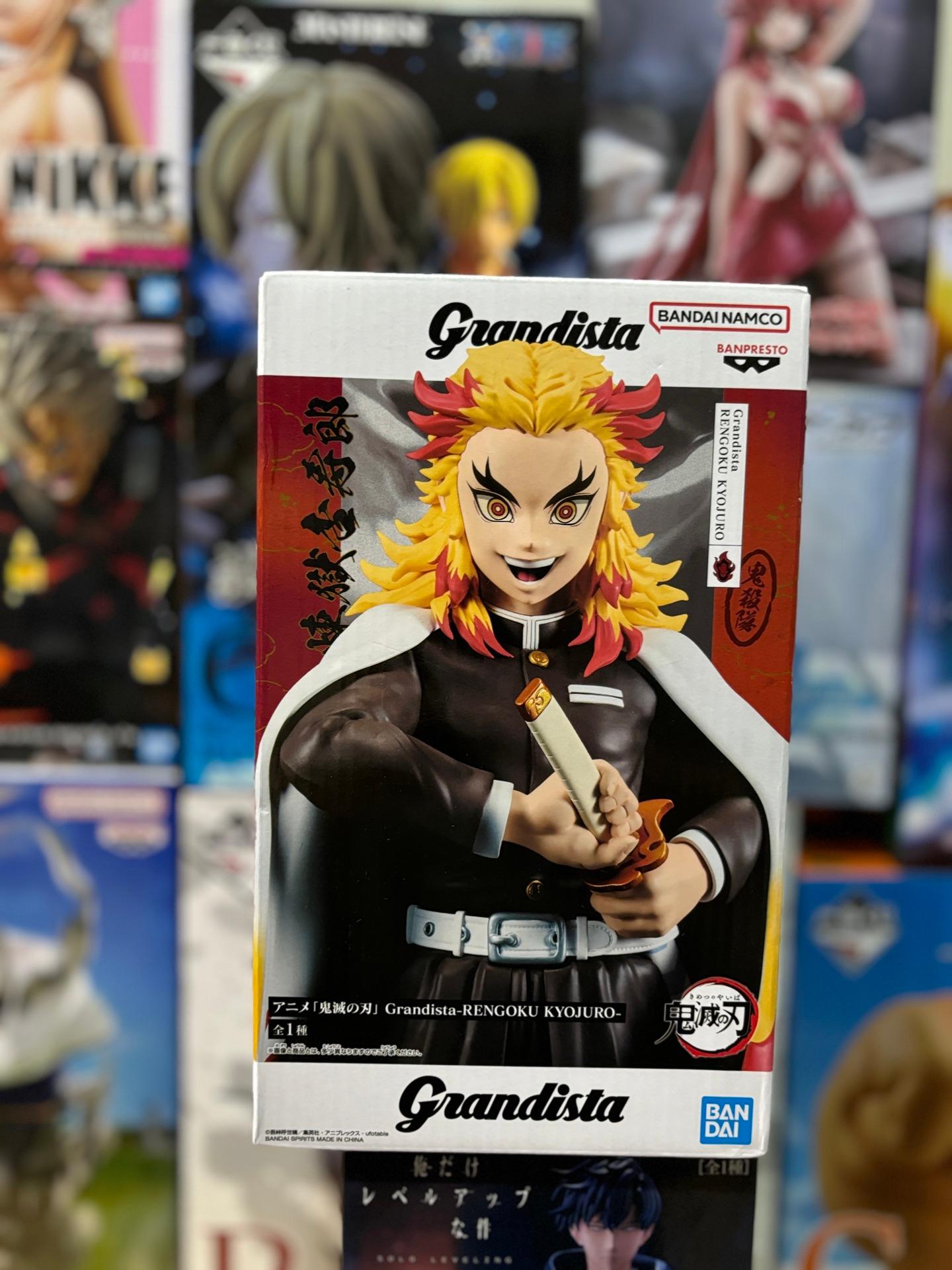 Grandista figure of Kyojuro Rengoku from the anime series Demon Slayer: Kimetsu no Yaiba