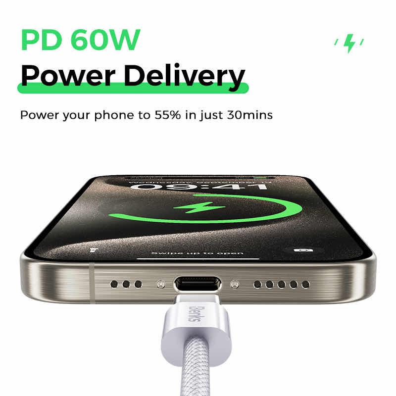 ខ្សែសាក Bank 60W ⚡️𝗠𝗔𝗚𝗡𝗘𝗧𝗜𝗖