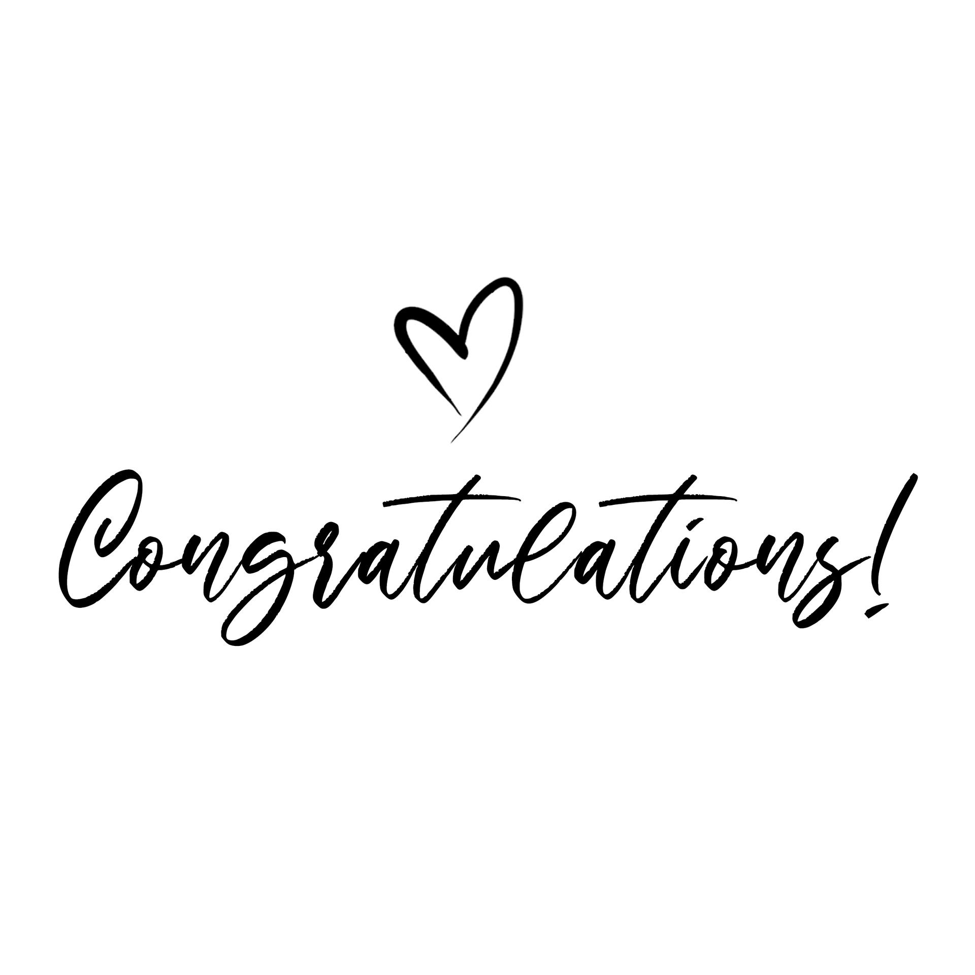 Congratulations!