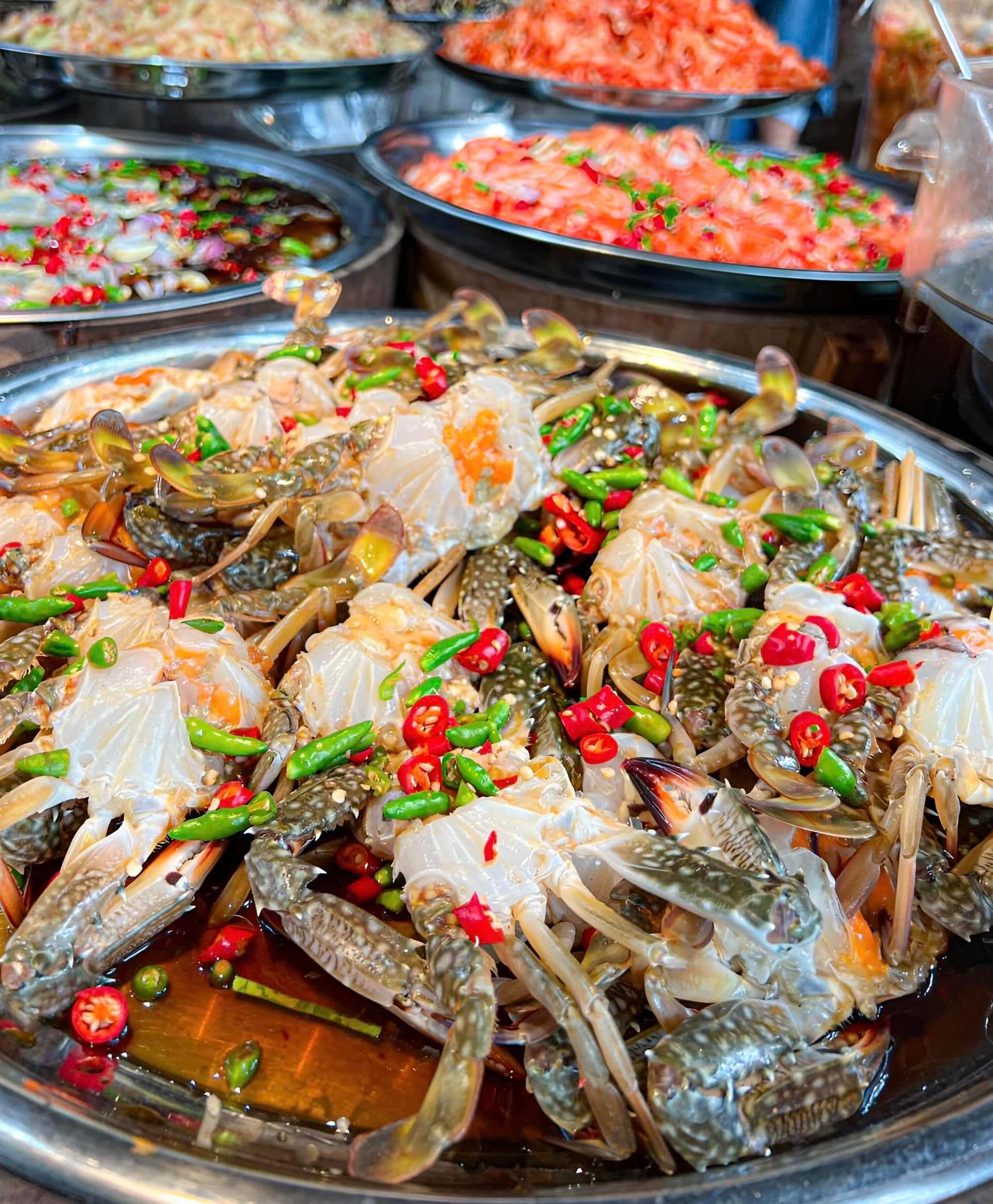 ក្តាមសេះត្រាំទឹកសុីអុីវ