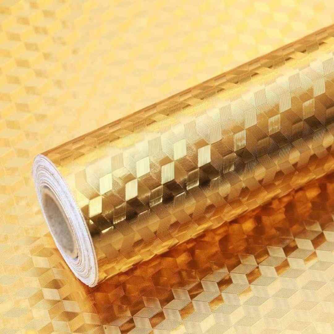 ស្កុតបិតផ្ទះបាយ 60cm×5M ពណ៌មាស