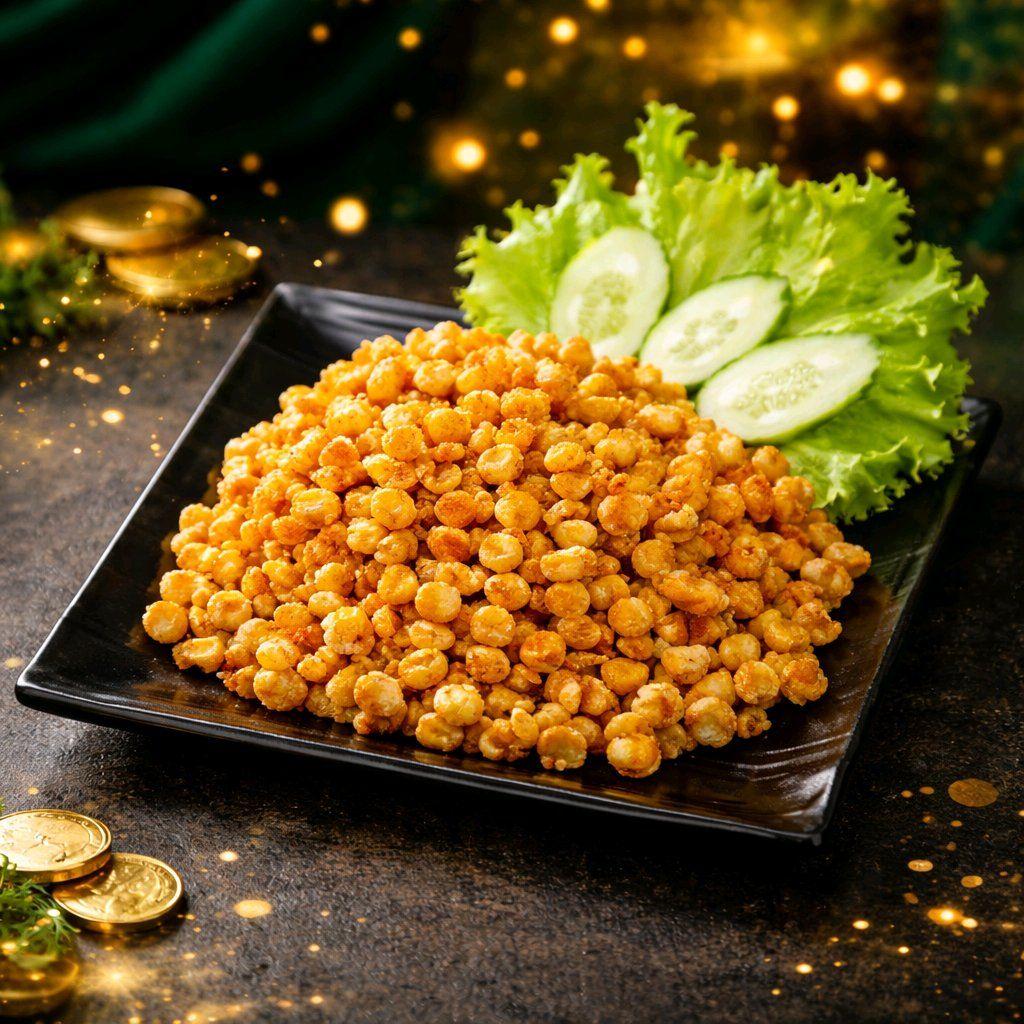 ពោតលីងពងទាប្រៃ / Stir Fried Corn with Salted Egg