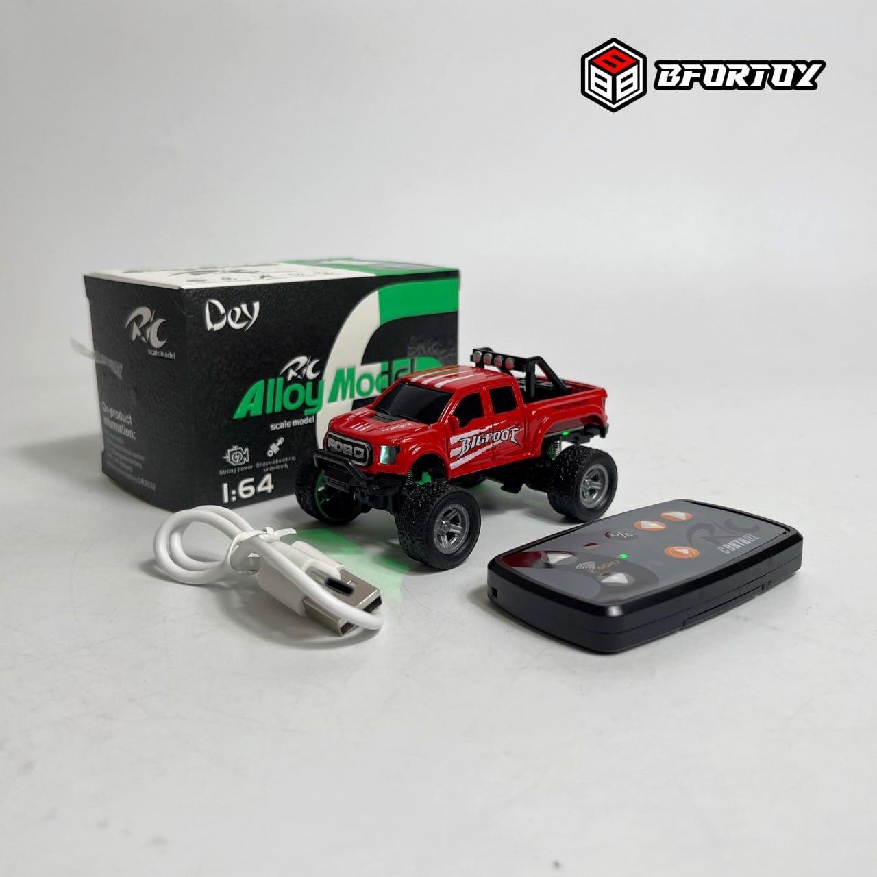 ឡានបញ្ចាដែក Mini off-road ទំហំ 1/64 - Raptor