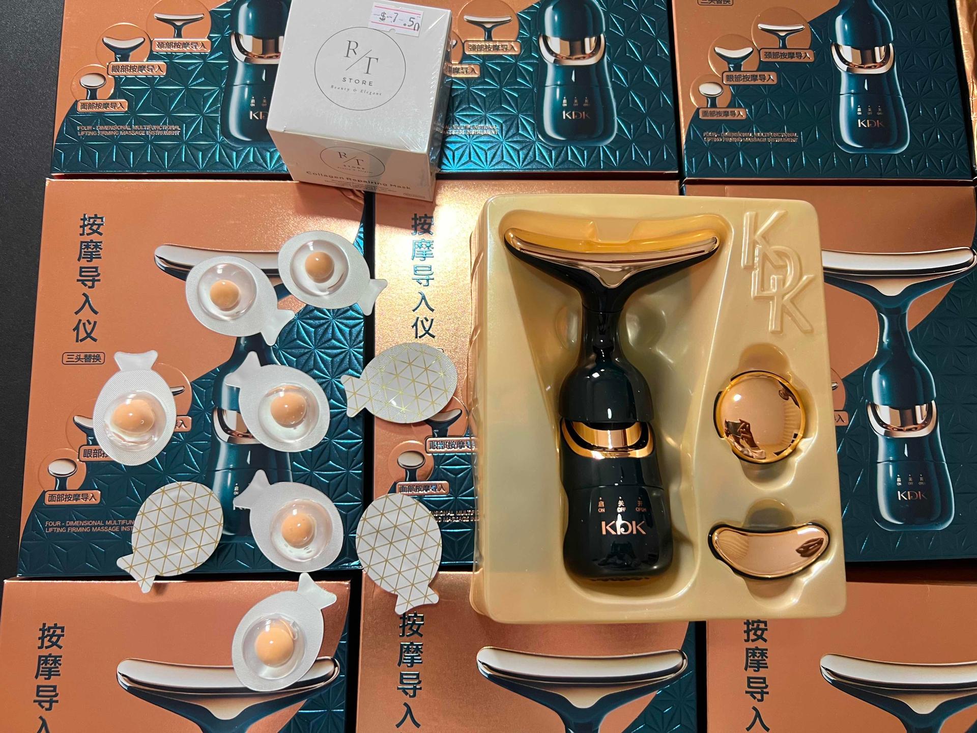 Egg Collagen Mask + Machine Massage Set