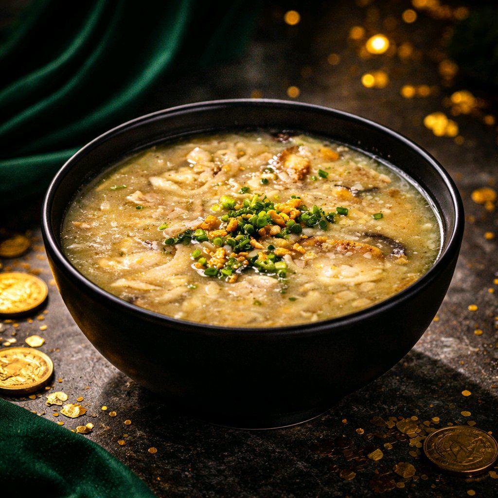 បបរមាន់ / Rice Congee with Chicken