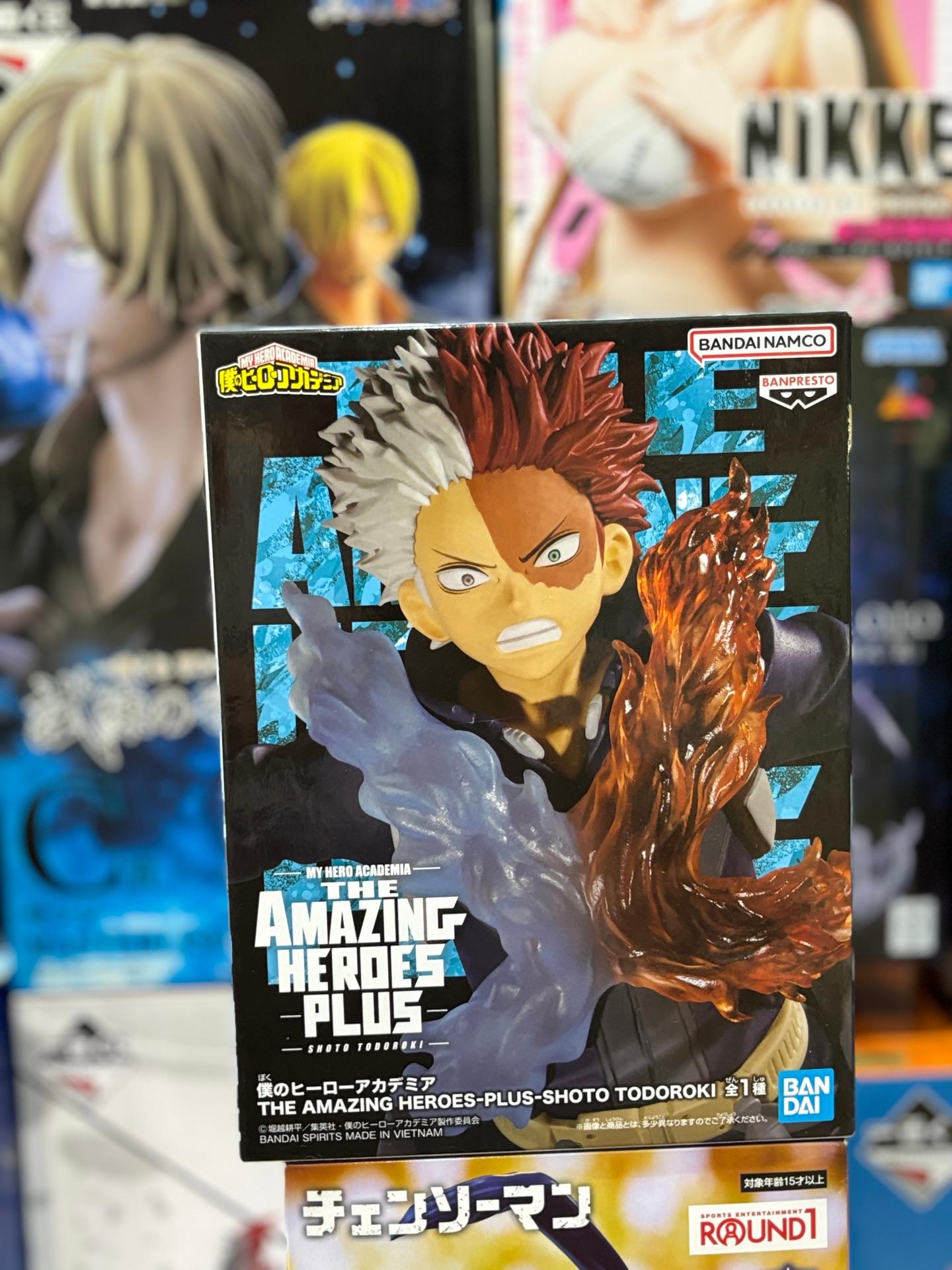 My Hero Academia The Amazing Heroes Plus" Shoto Todoroki figure.