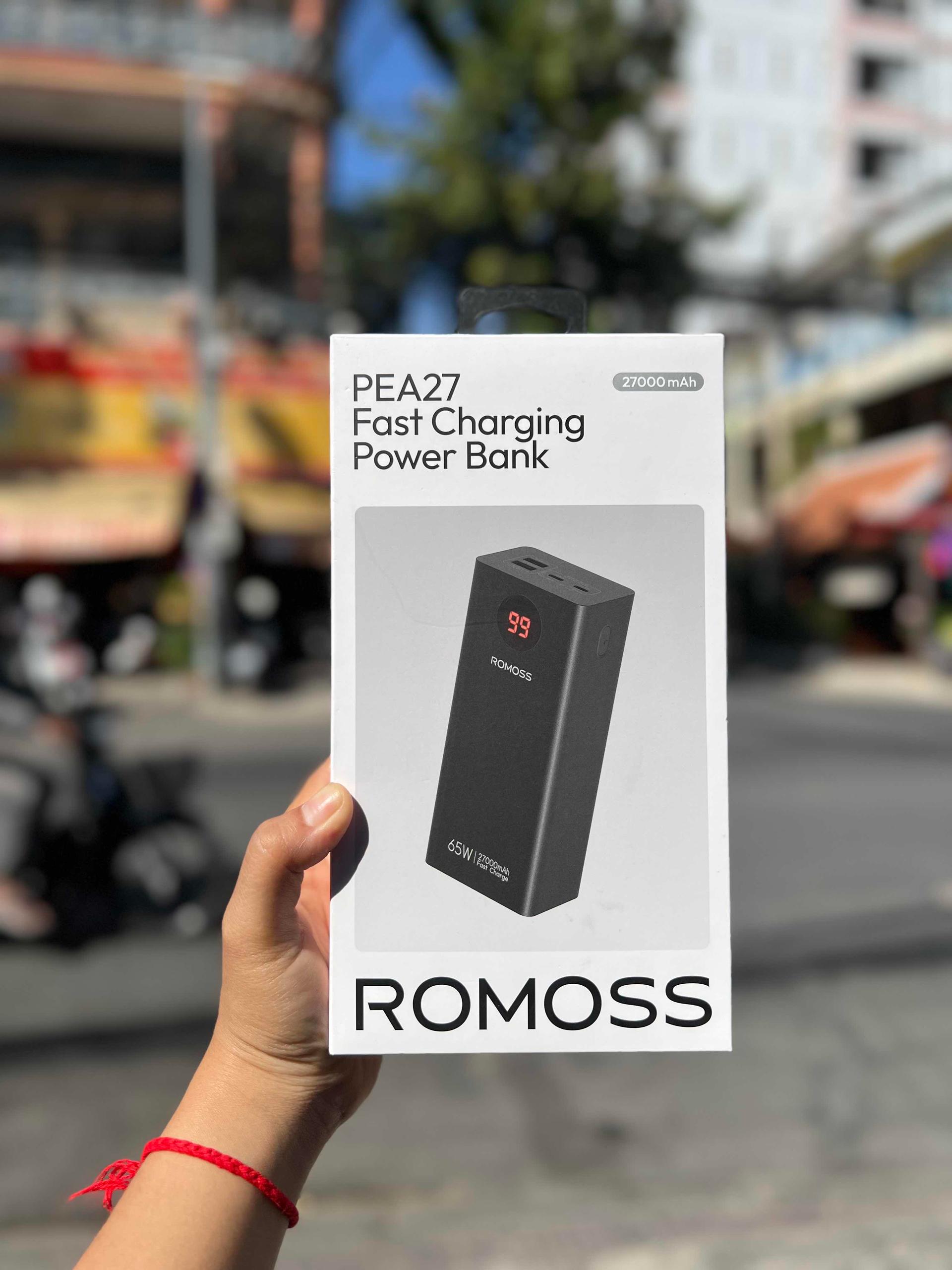 #Romoss Power bank 27000mAh (65W)