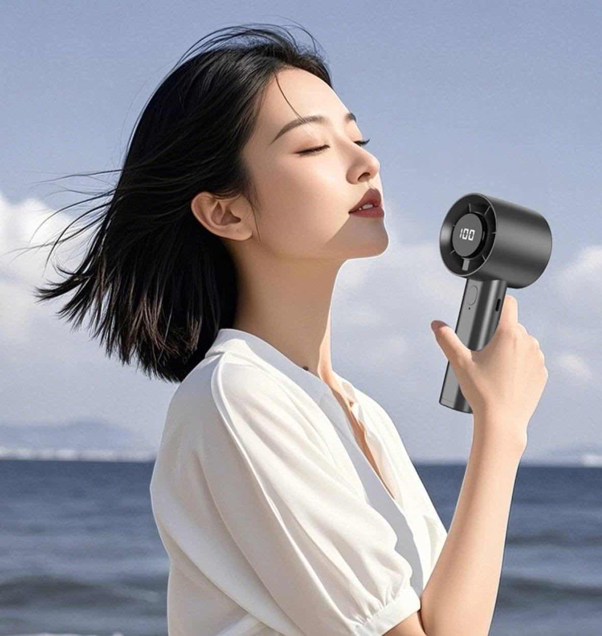 កង្ហារកាន់ដៃមានជេីងទ្រ Handheld Fan
