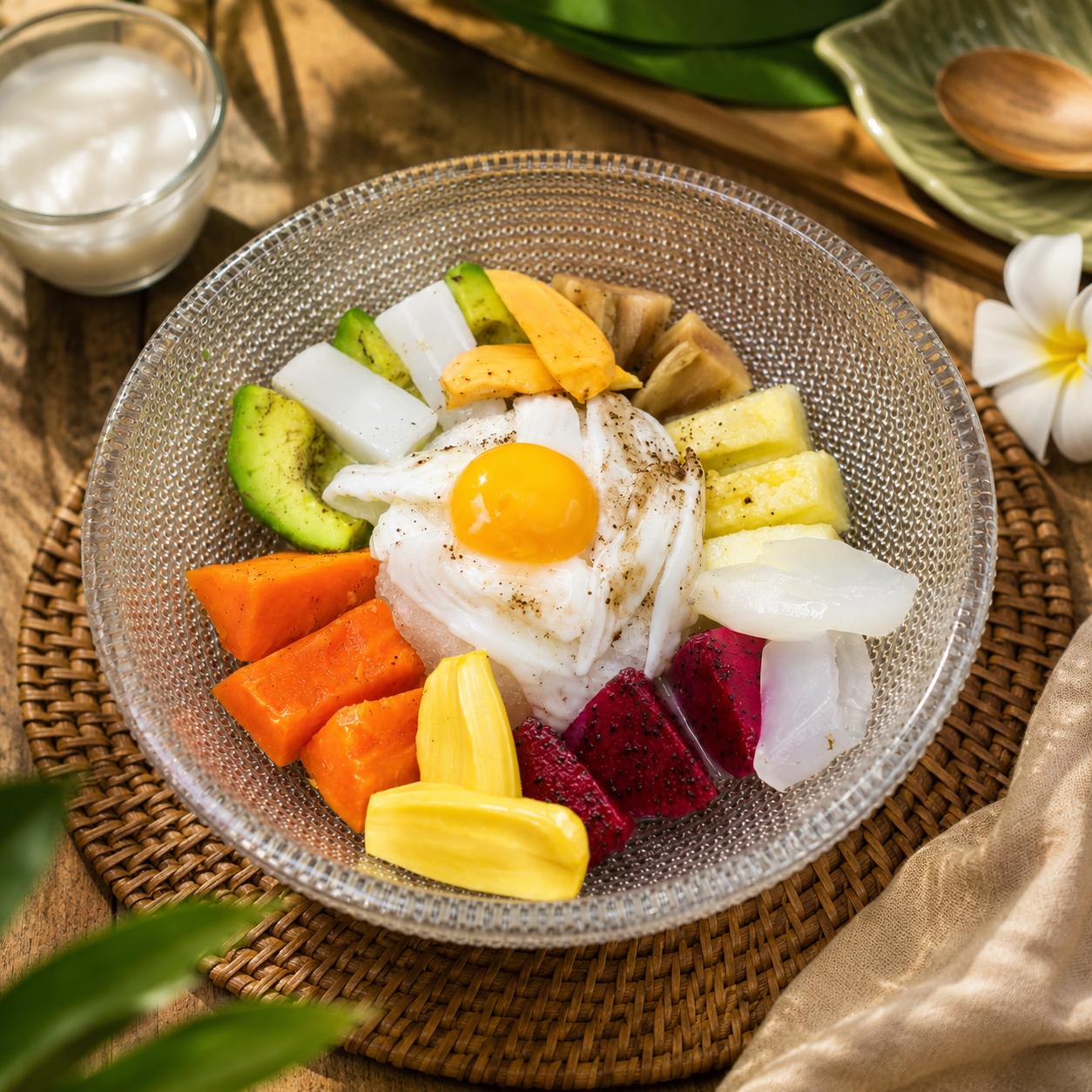 បង្អែមផ្លែឈើគ្រប់មុខ /  Mixed Fresh Fruit  Desserts