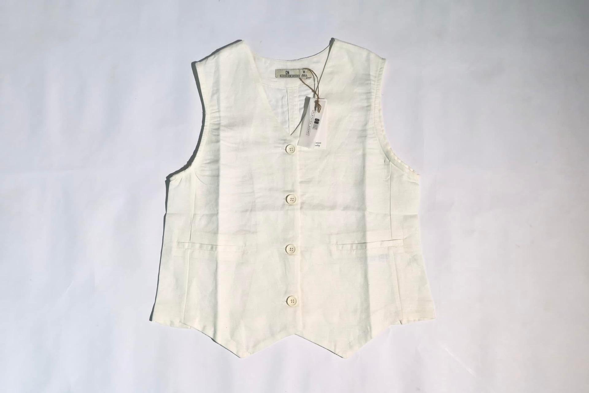 Vest shirt linen