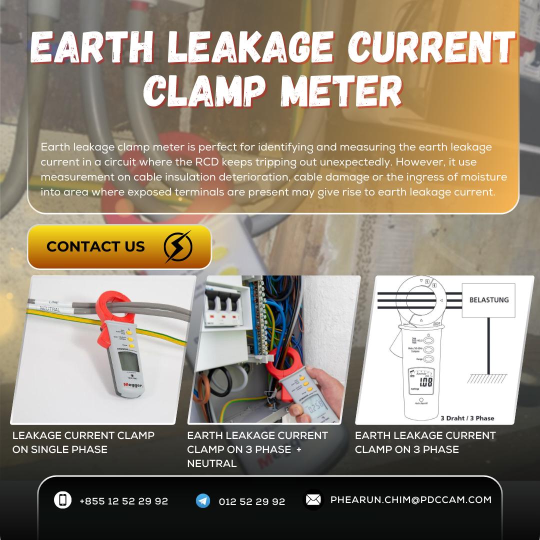 DCM305E _ Earth Leakage Clampmeter