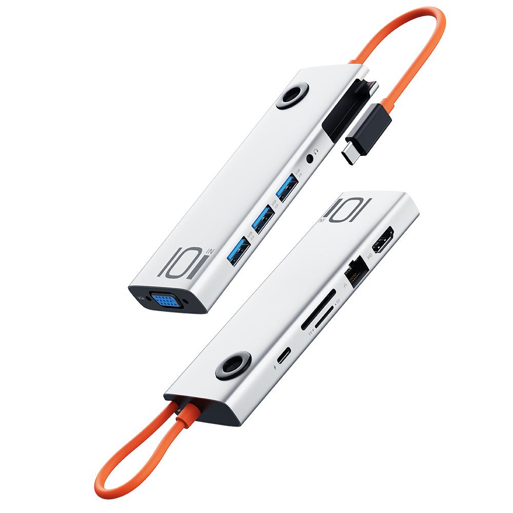 ROCK 10 in 1 Type-C Docking Station