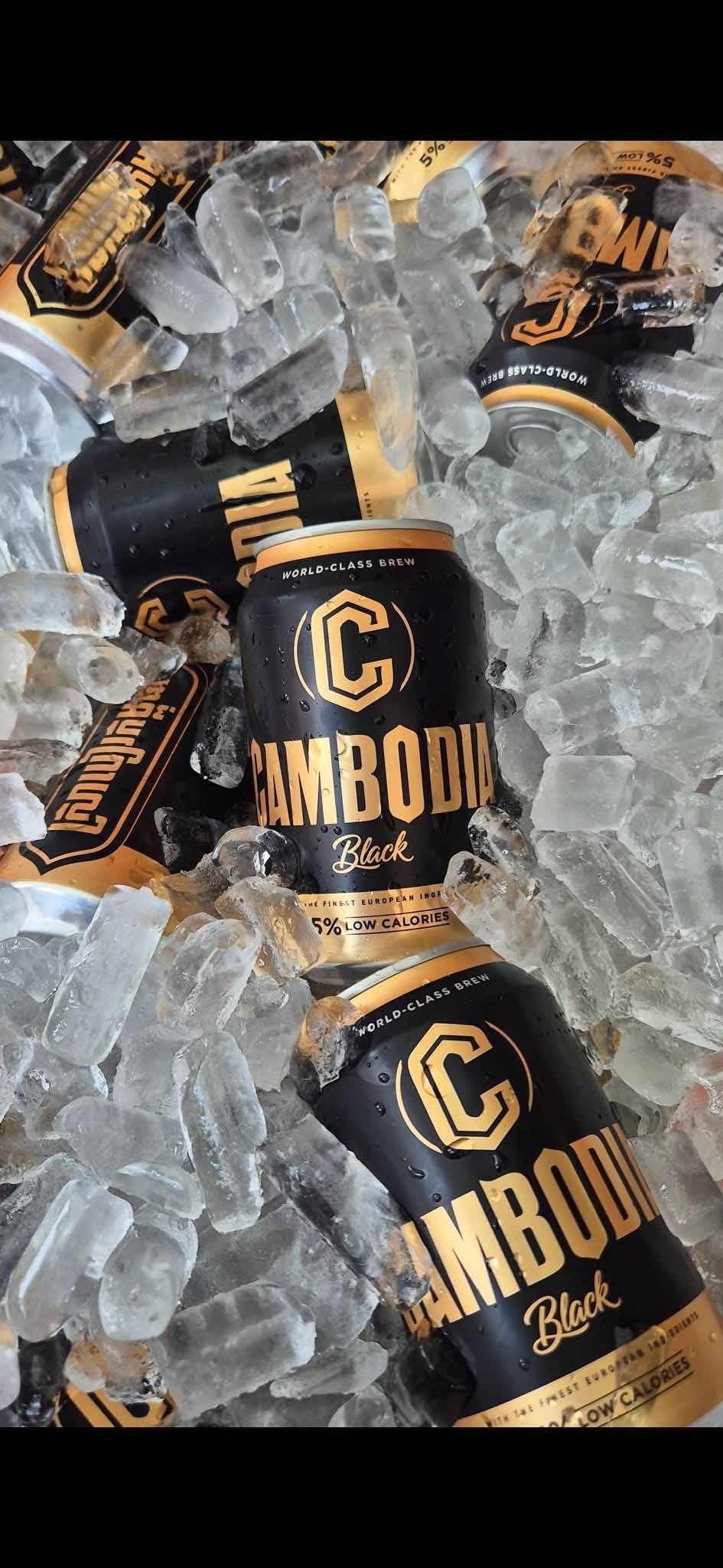 Cambodia black beer