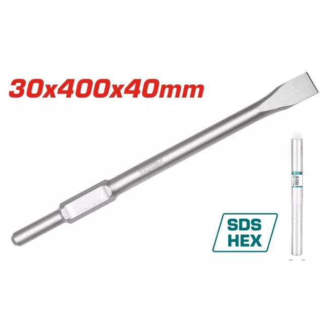 Hex Chisel (Flat) 30x400x40mm