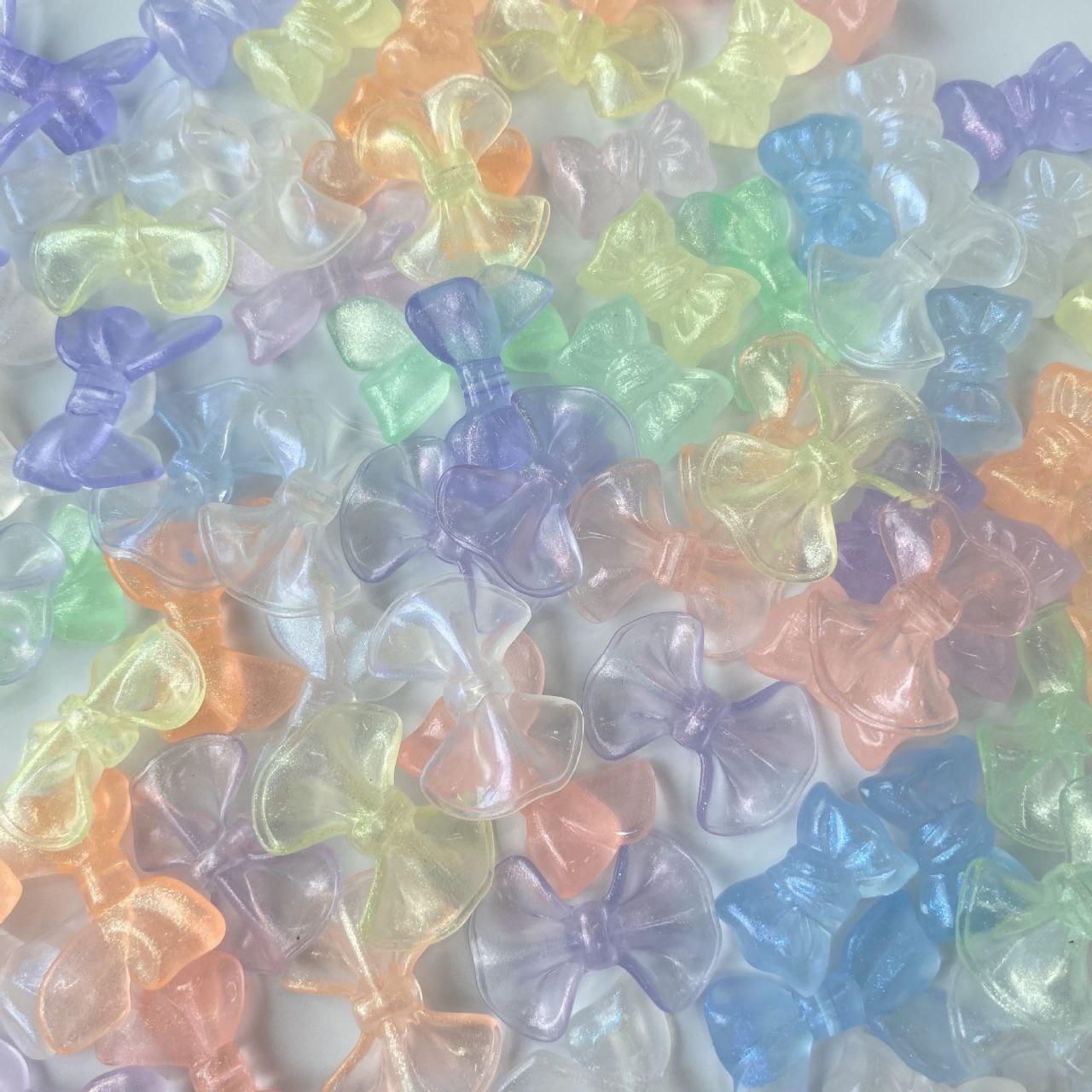 Glow in dark bow bead