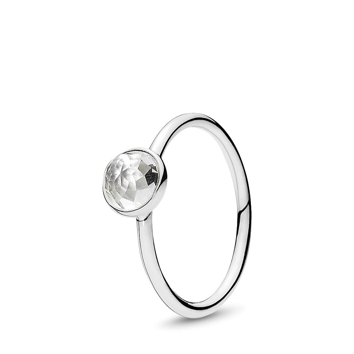 Pandora April Droplet Ring 