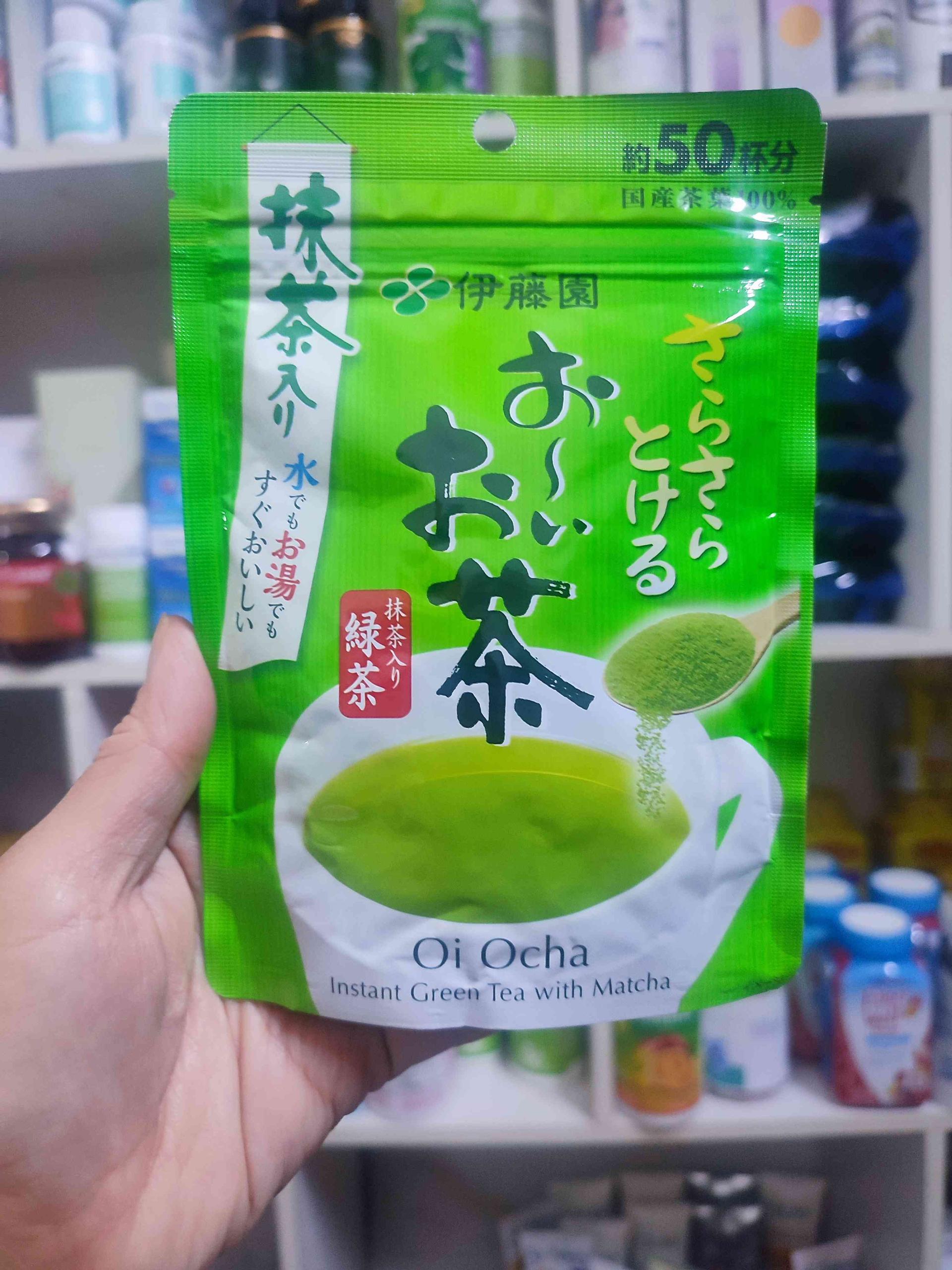 Japanese Oi Ocha instand green tea with matcha 50g