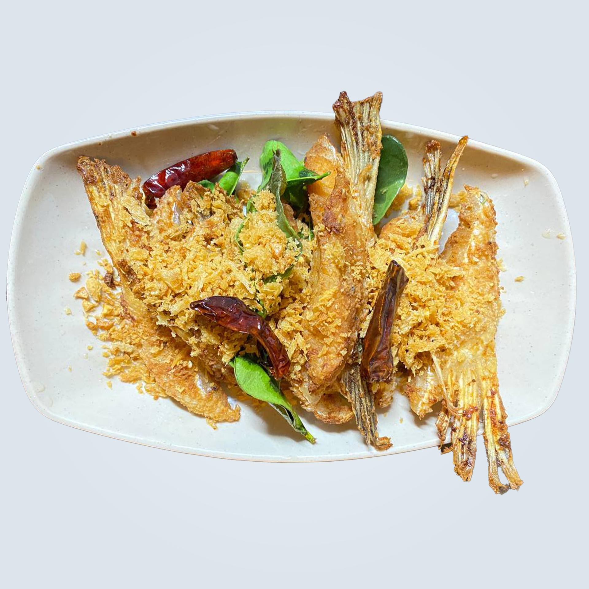 ព្រុយត្រីសាលម៉ុនបំពងខ្ទឹមស