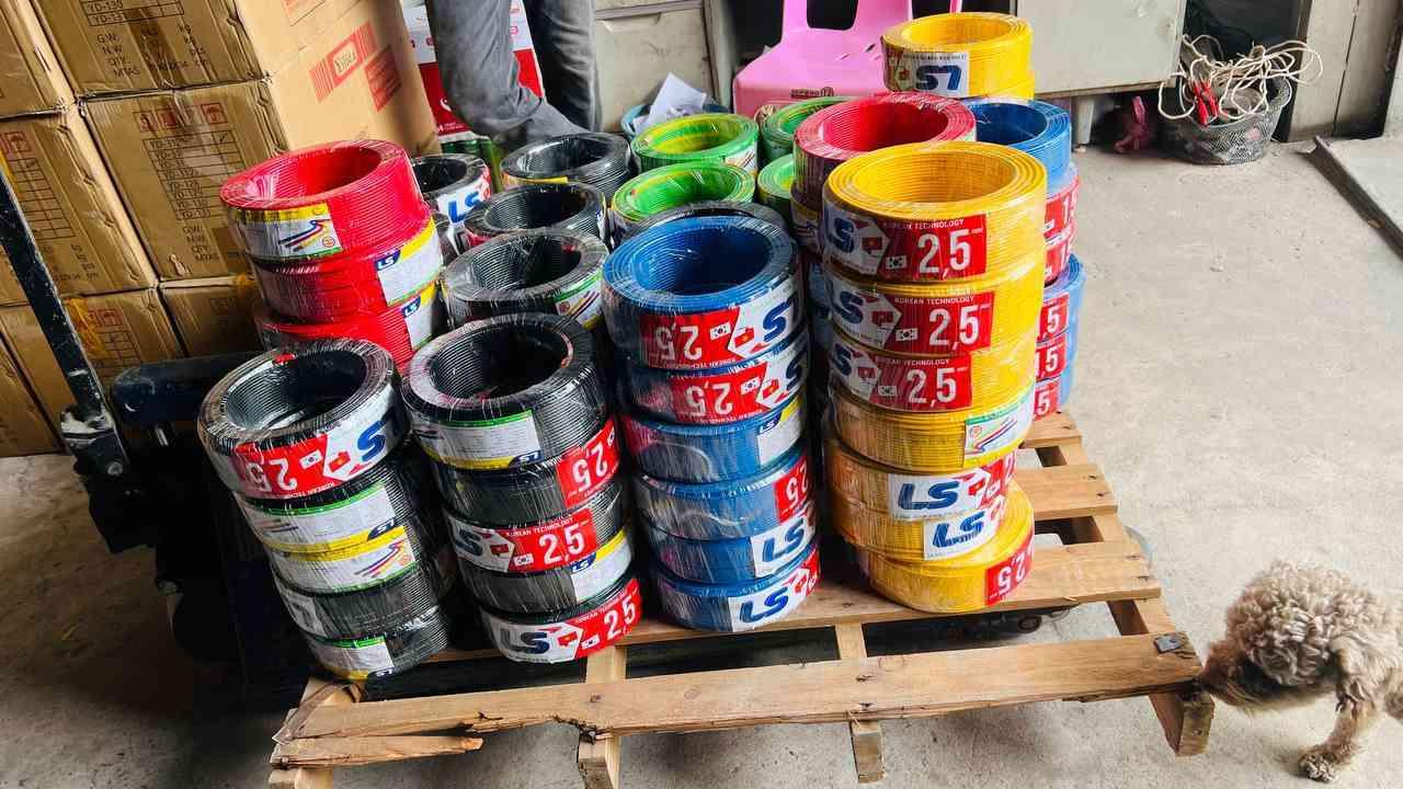 ខ្សែទោលកូរ៉េ LS 1x2.5 Sq.mm ព៌ណខ្មៅ