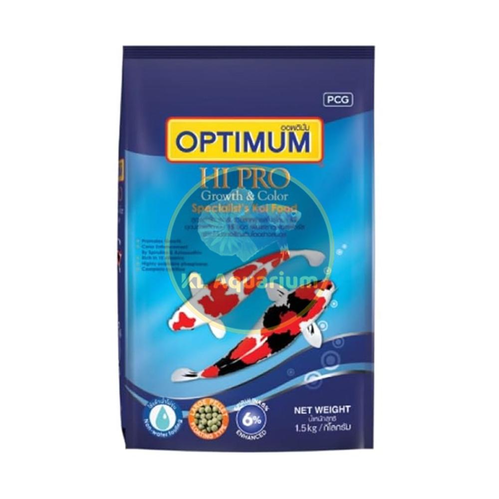 ចំណីត្រី OPTIMUM Hi Pro Growth & Color (1.5Kg)