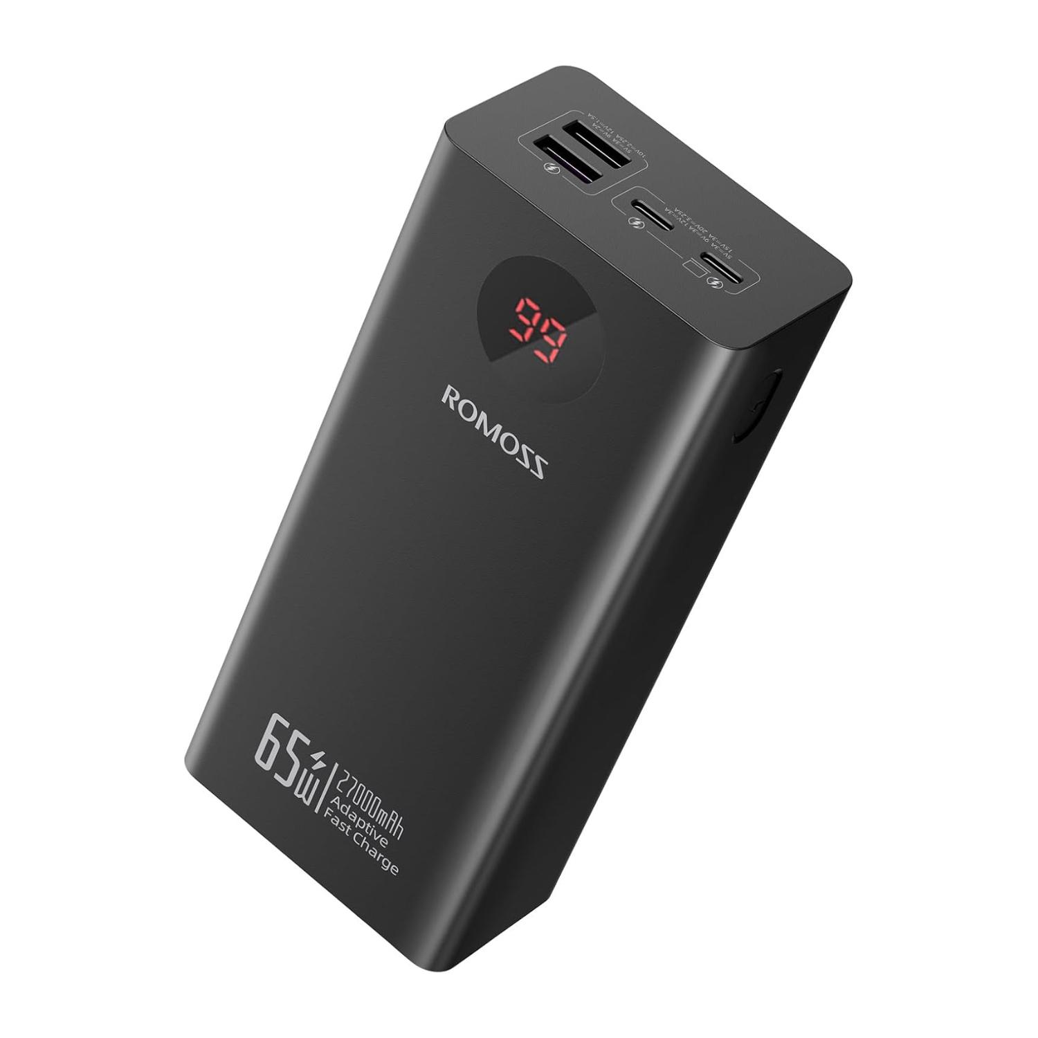 ROMOSS 65W Fast Charging Power Bank 27000mAh