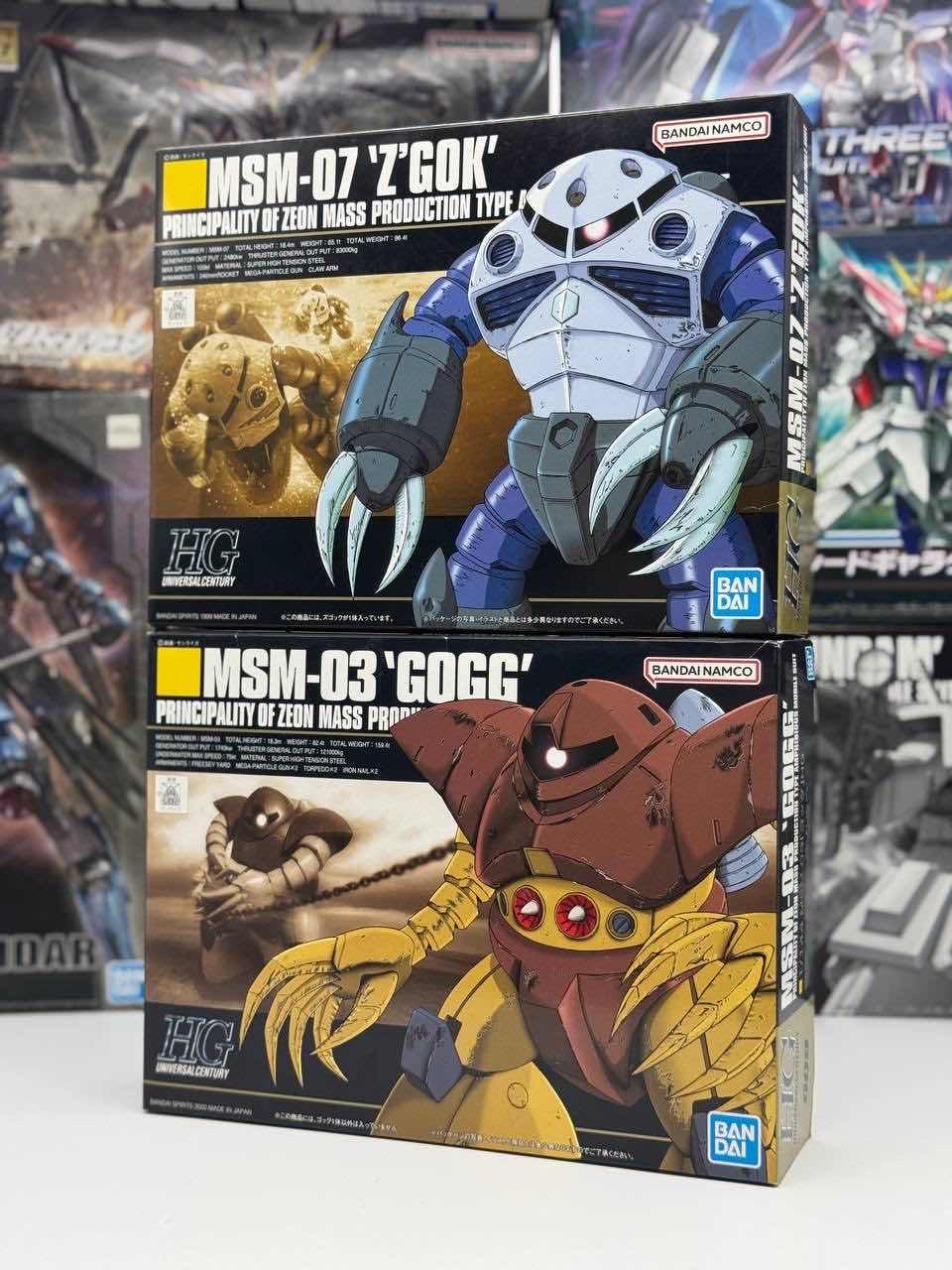 MSM-07 "Z'GOK" & MSM-03'GOGG'