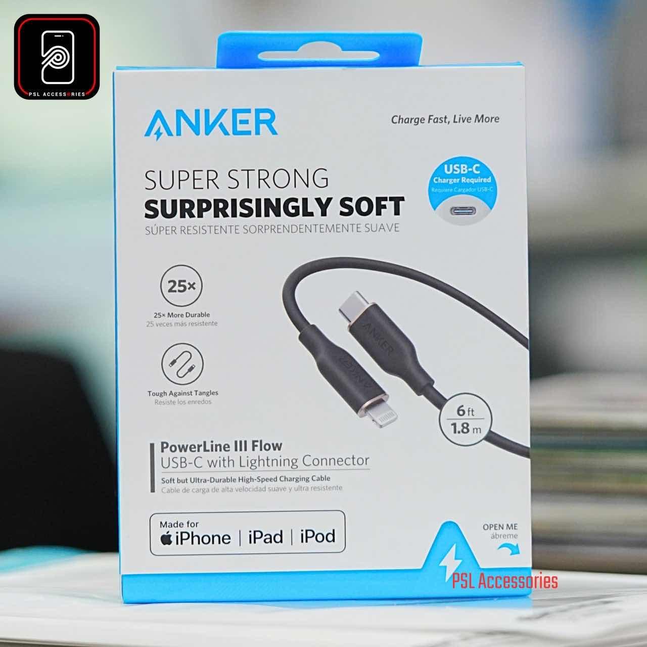 Anker PowerLine III Flow USB-C with Lightning Connector