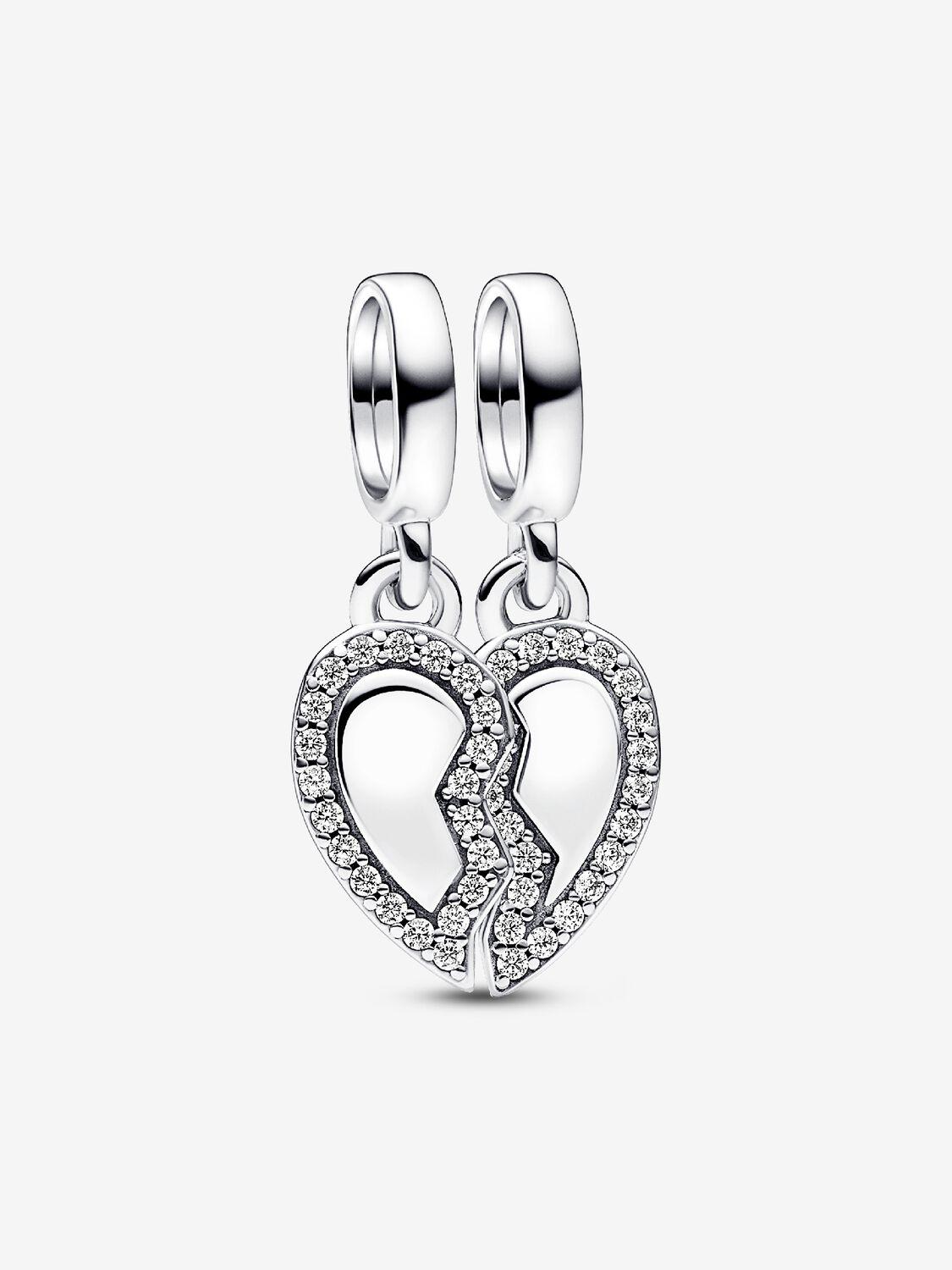 Friends Splittable Heart Dangle Charm