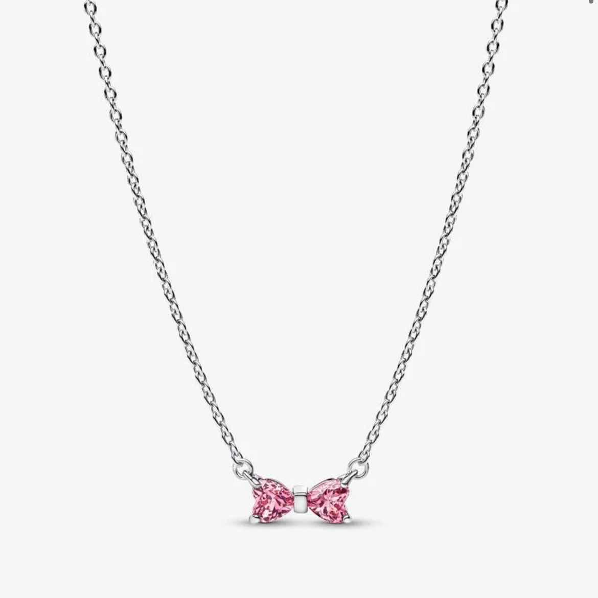 Pandora Bow Pendant Necklace