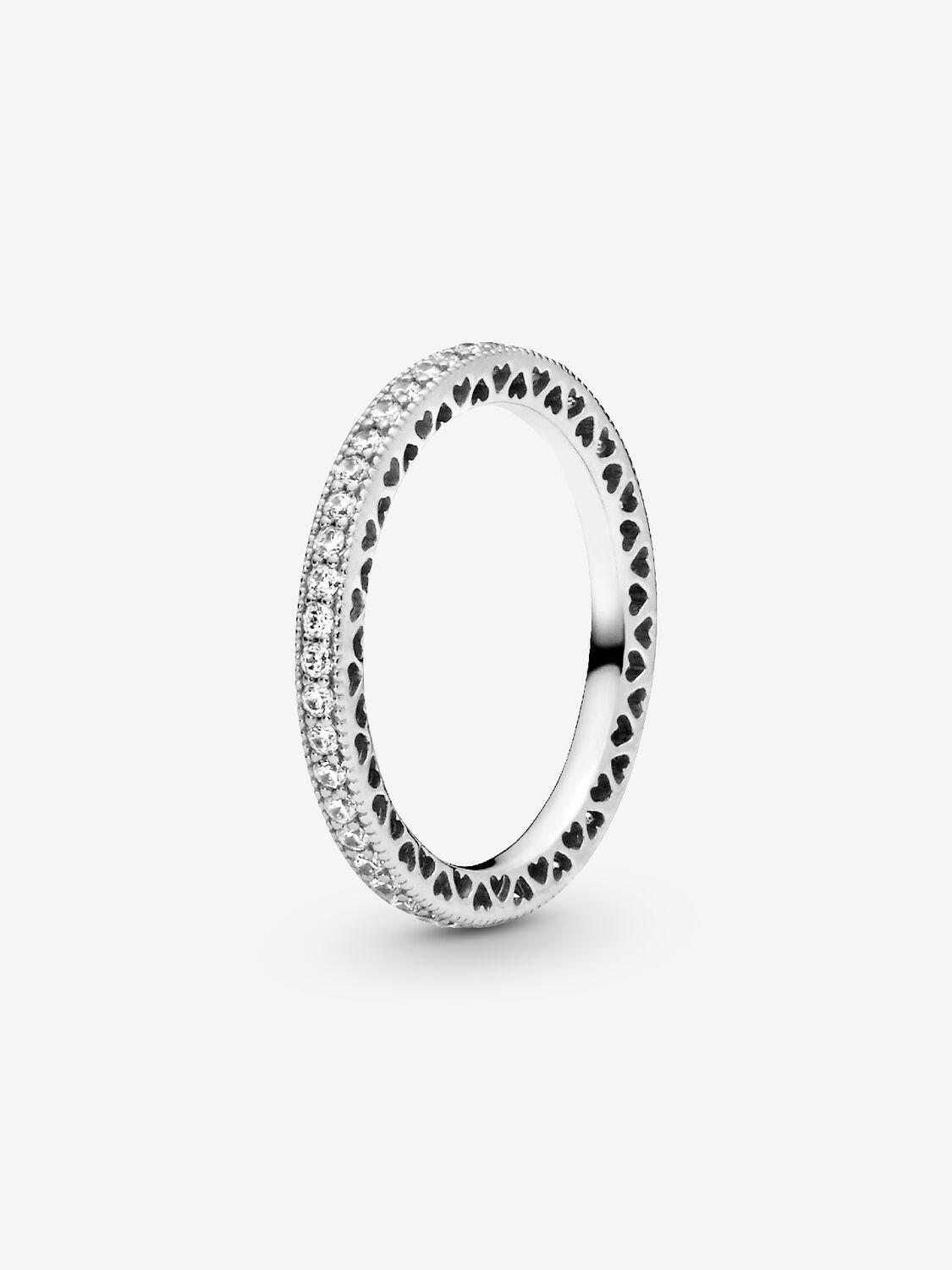 Pandora Sparkle & Hearts Ring