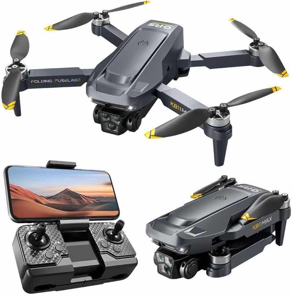🔥K811 GPS អស់ថ្មដាច់សេវា ហោះមកវិញ ចម្ងាយ500m ម៉ូទ័រធំ ហោះនឹង ធន់