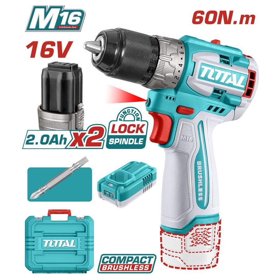 Compact Brushless Cordless Drill 16V