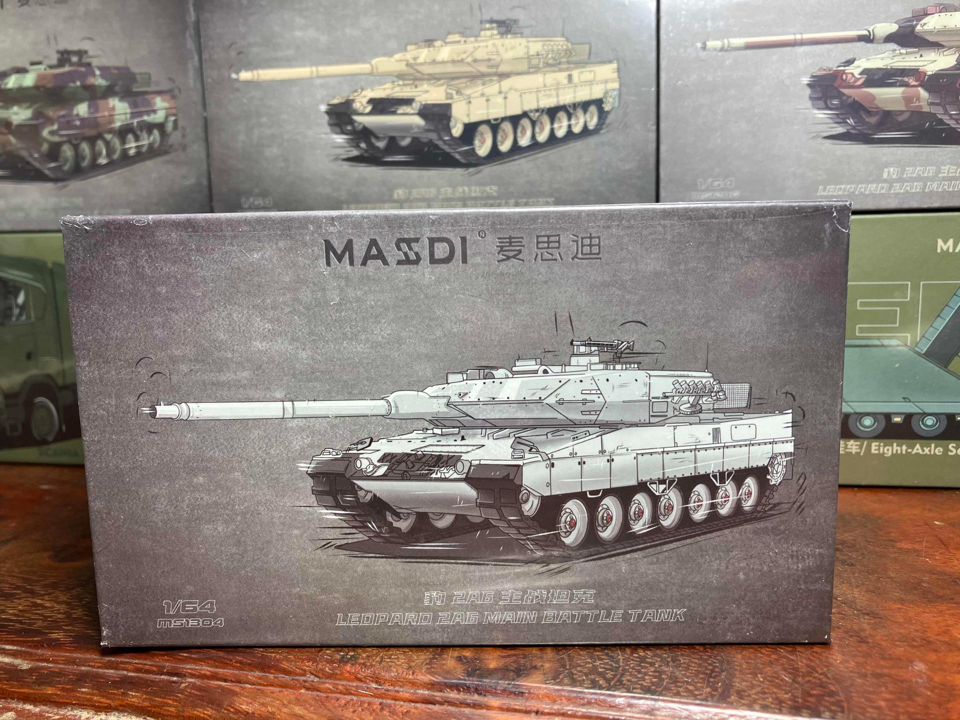 1/64 រថក្រោះ🪖Leopard 2A6 main battle tank