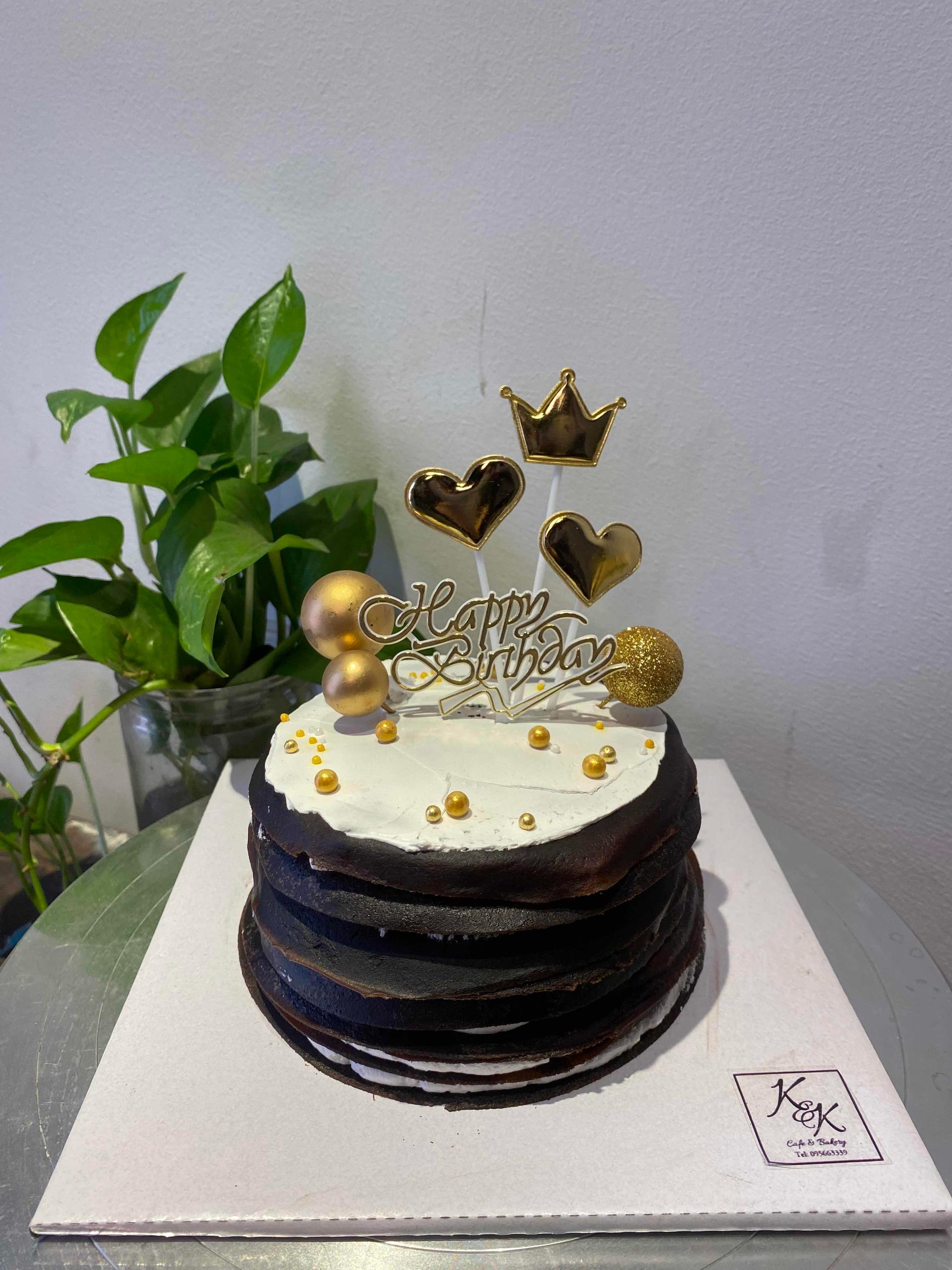 Chocolate crepe cake size 16cm