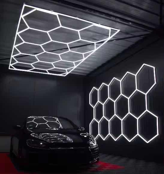 Ceiling Led Hexagon Light
