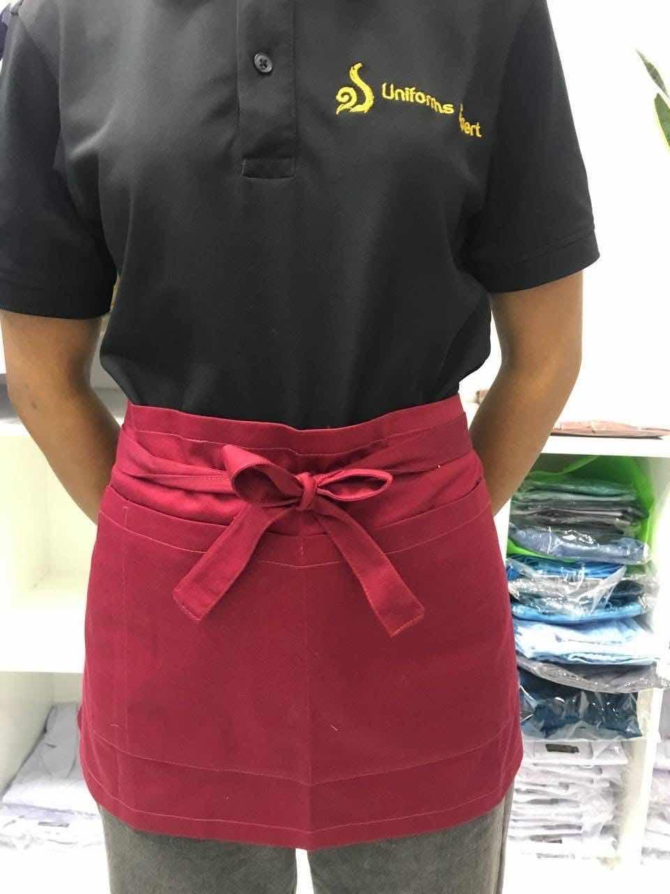 Apron/អៀមខ្លីពណ៌ក្រហម