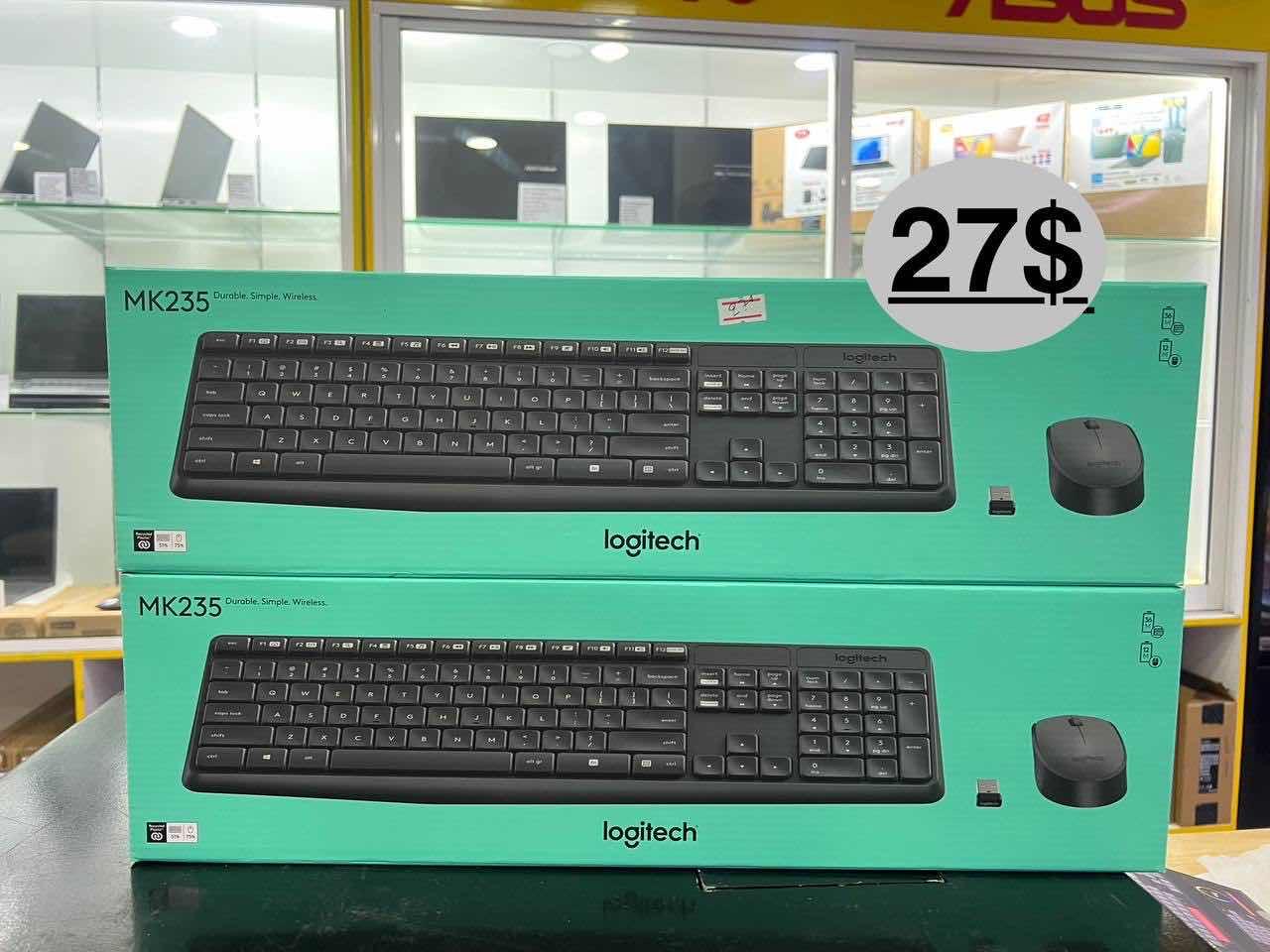 Mouse Keyboard Wireless Logitech MK235