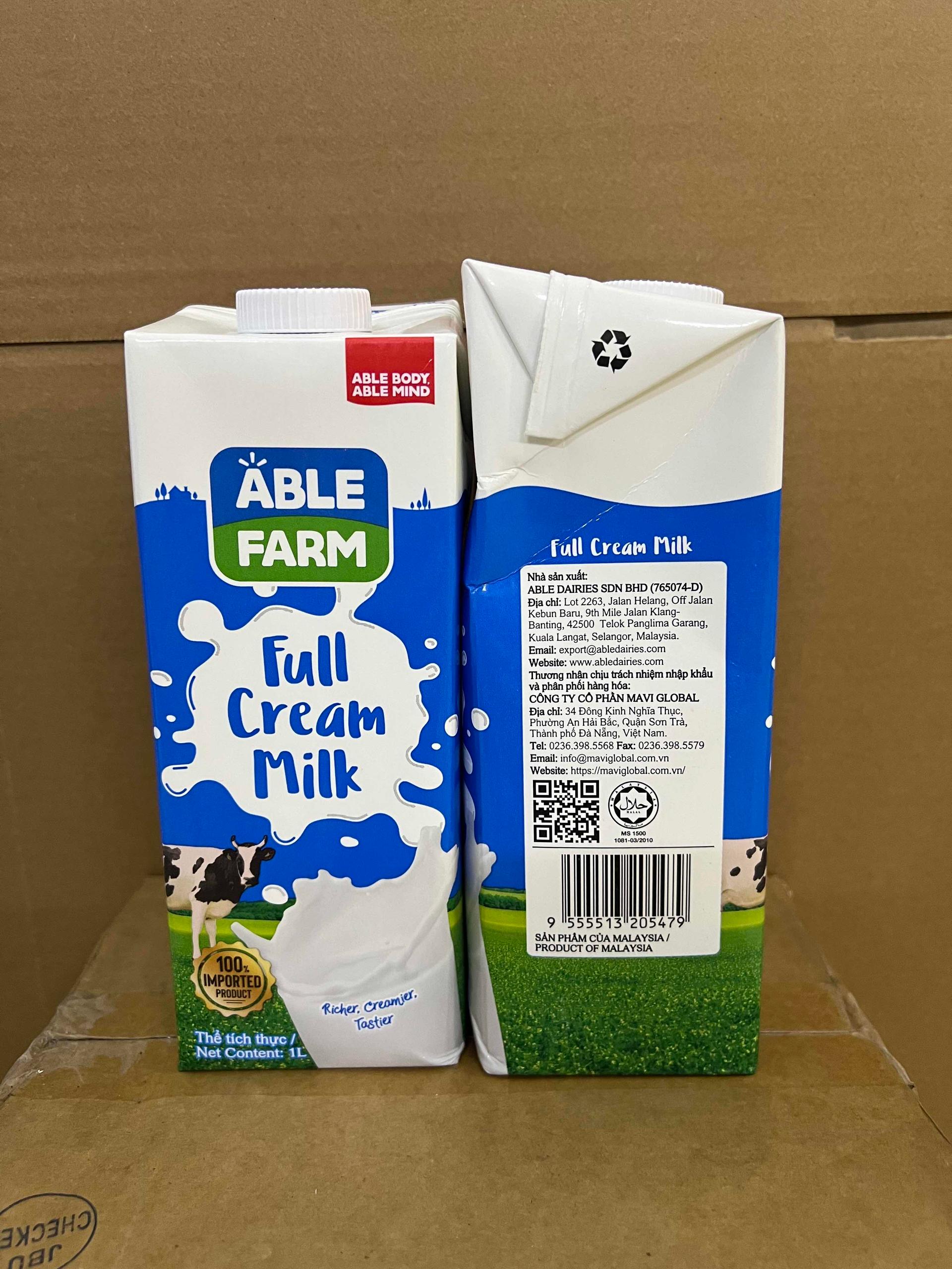ទឹកដោះគោ Able Farm