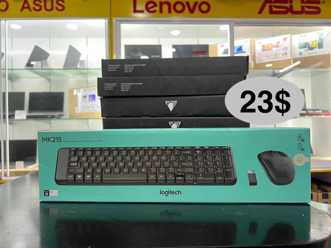 Mouse Keyboard Wireless Logitech MK215