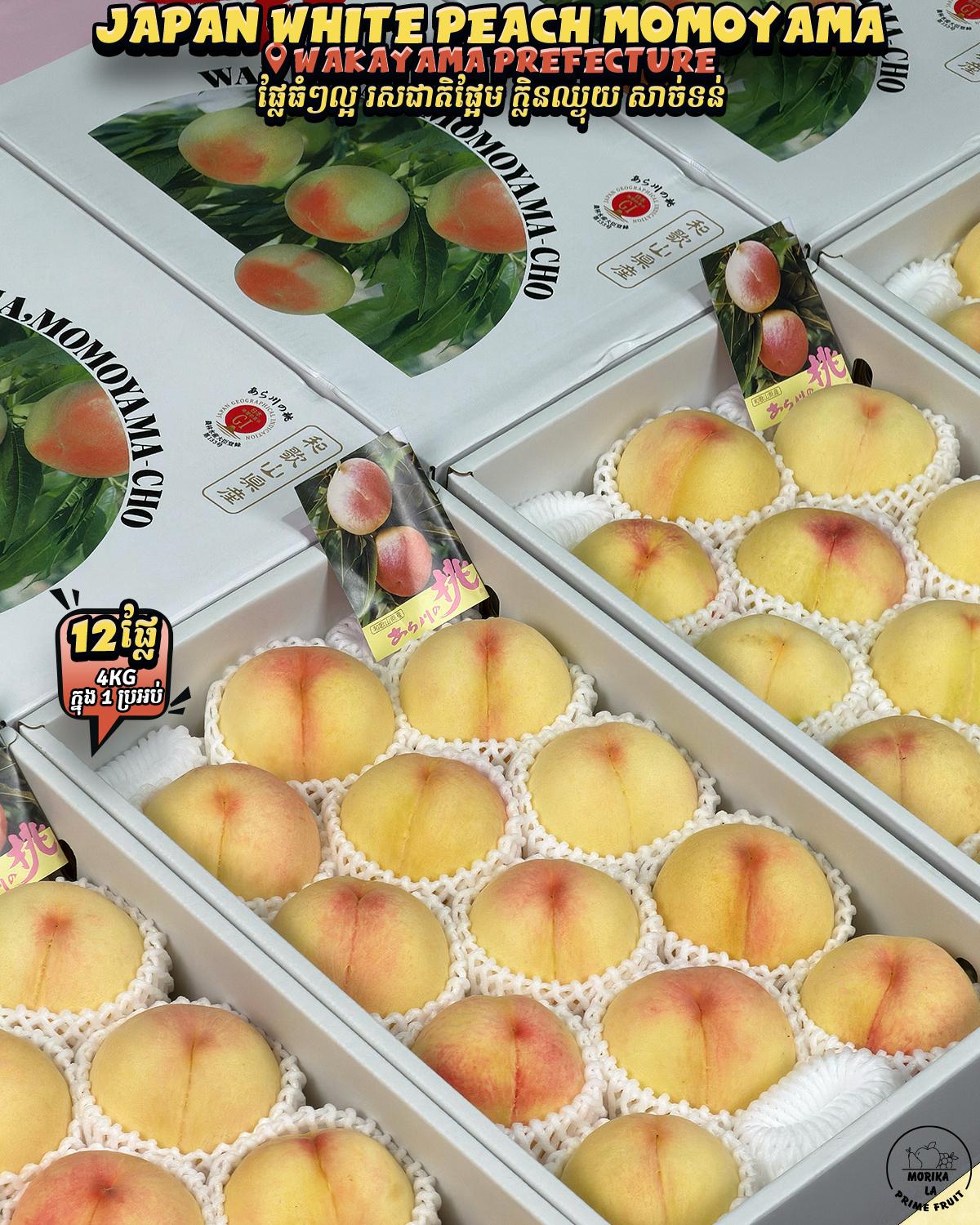 Japan Wakayama White Peach 4kg 🍑 